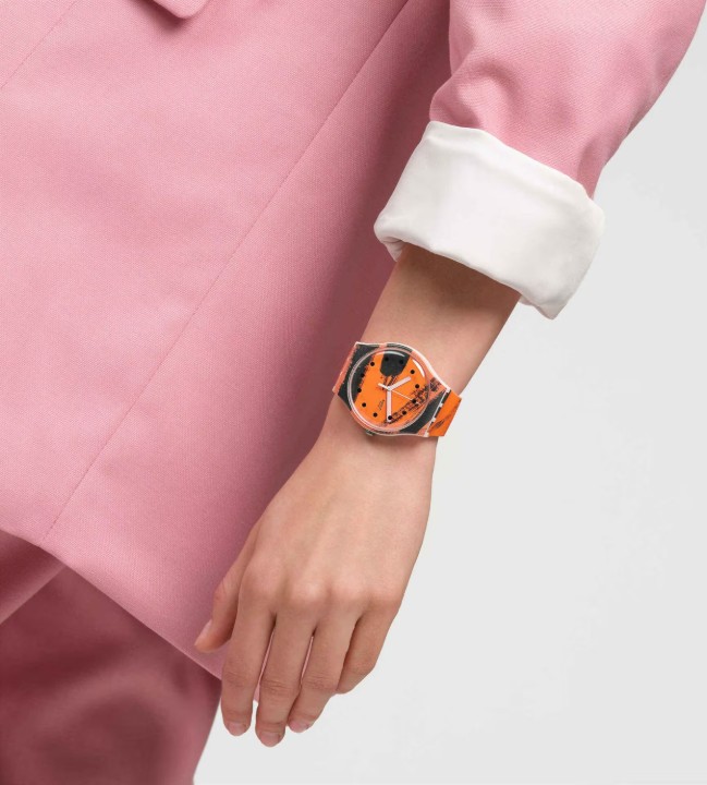 Bild von Swatch x Tate Gallery Barns-Graham's Orange and Red on Pink