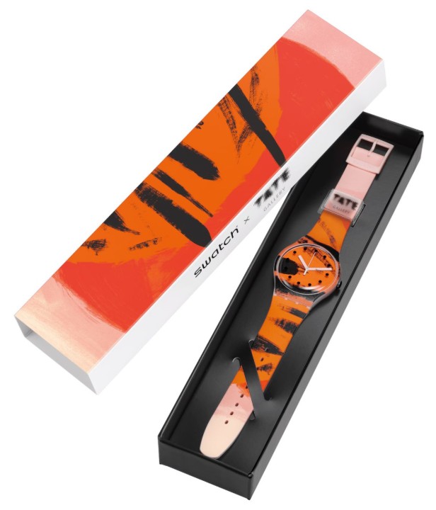 Bild von Swatch x Tate Gallery Barns-Graham's Orange and Red on Pink