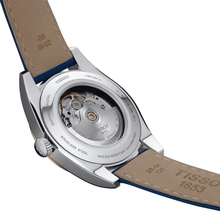 Bild von Tissot Gentleman Powermatic 80 Silicium 18k Gold Bezel