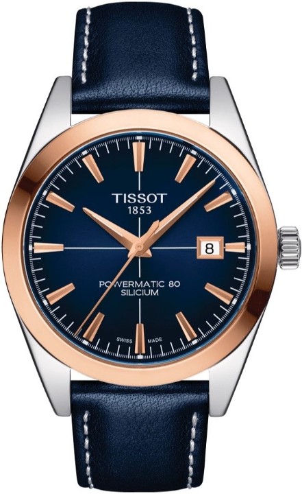 Bild von Tissot Gentleman Powermatic 80 Silicium 18k Gold Bezel