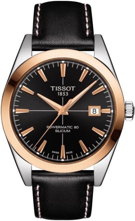 Bild von Tissot Gentleman Powermatic 80 Silicium 18k Gold Bezel