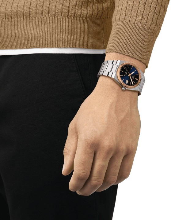 Bild von Tissot PRX Powermatic 80 18k Gold Bezel