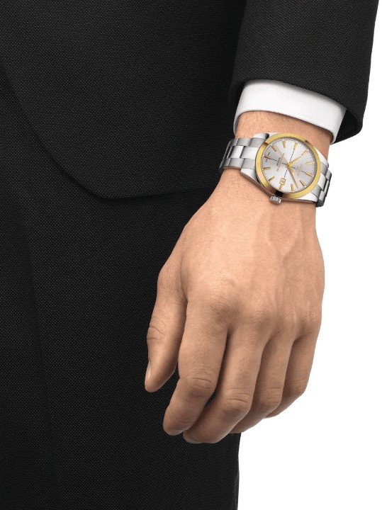 Bild von Tissot Gentleman Powermatic 80 Silicium 18k Gold Bezel