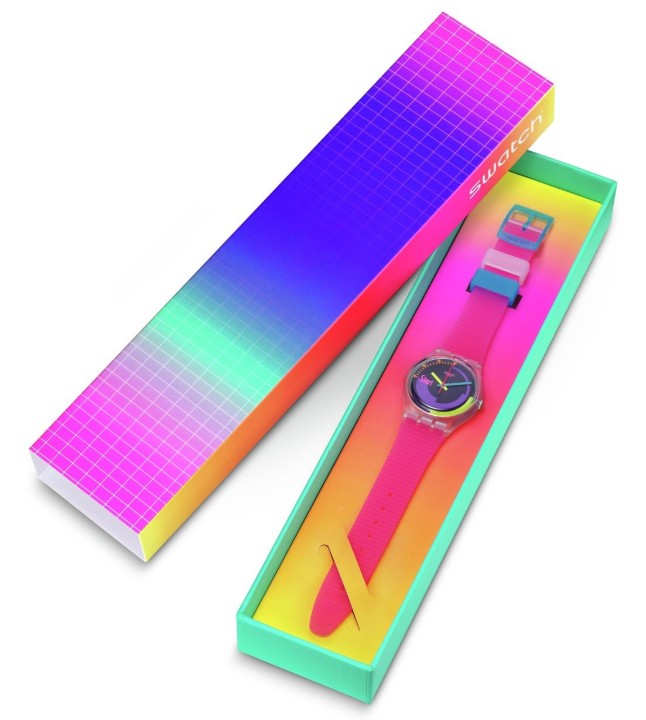 Bild von Swatch Neon Pink Podium