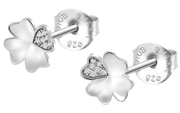 Bild von Ohrringe Lotus Silver Mystic