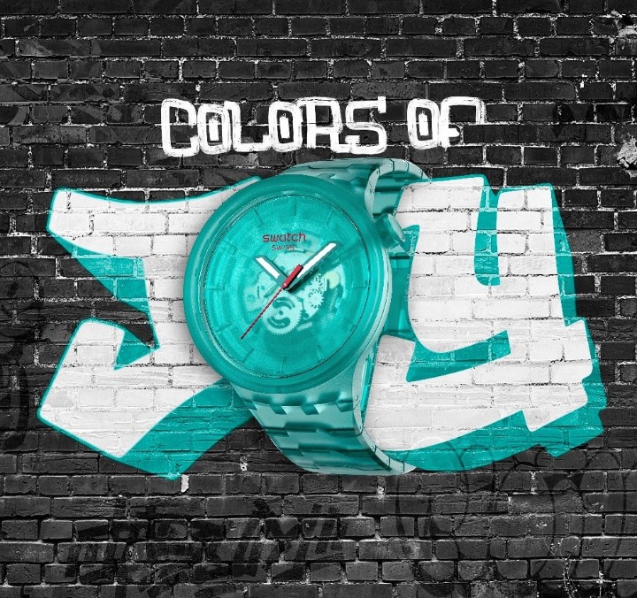 Bild von Swatch Turquoise Joy