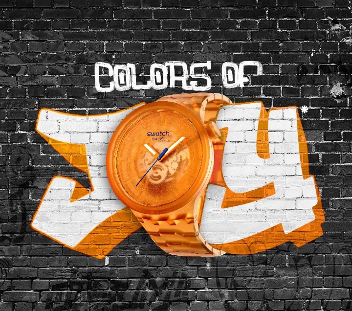 Bild von Swatch Orange Joy