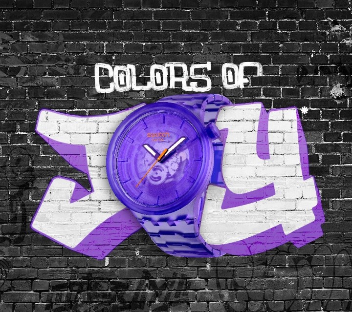 Bild von Swatch Purple Joy