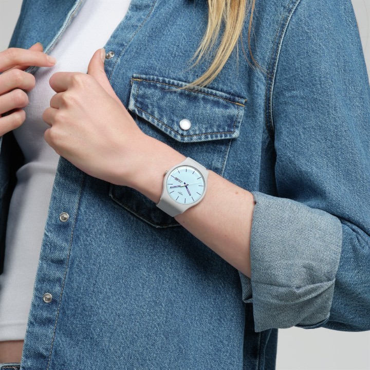 Bild von Swatch Blueberry Sky