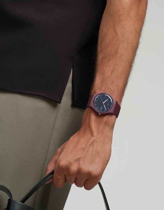 Bild von Swatch Burgundy Berry