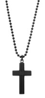 Produktdetails anzeigen - Herren-Halskette Lotus Style Men In Black Bild von Herren-Halskette Lotus Style Men In Black