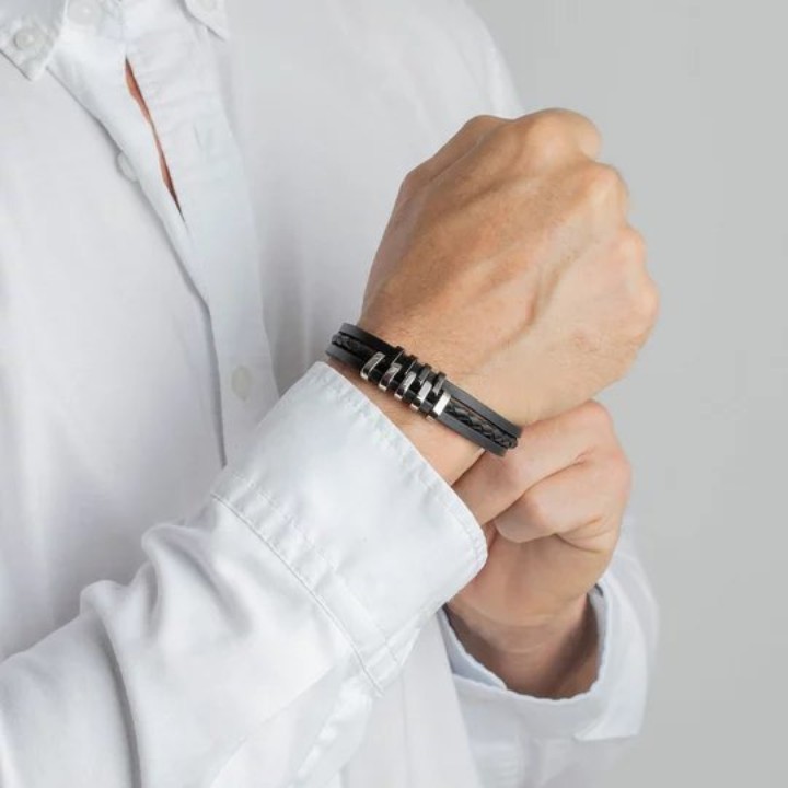 Bild von Herrenarmband Lotus Style Urban Man