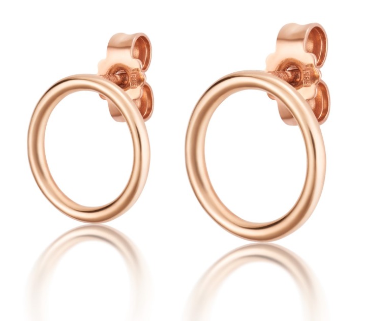 Bild von Ohrringe LOEE Essence aus Roségold