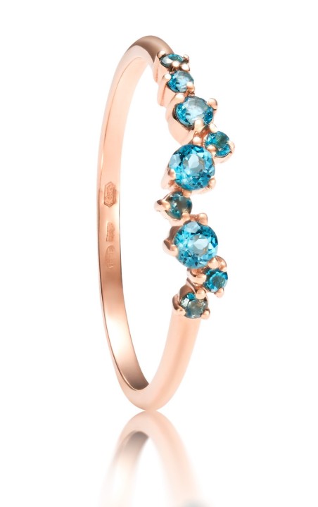 Bild von Armband LOEE Sparkle aus Roségold mit Topasen