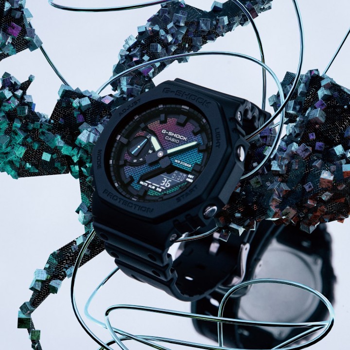 Bild von Casio G-Shock Carbon Core Guard Rainbow Brick Wall Series