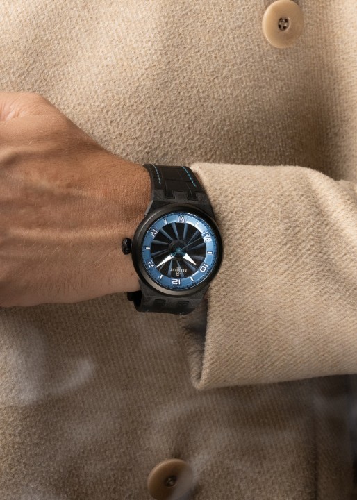 Bild von Perrelet Turbine Carbon Ice Blue