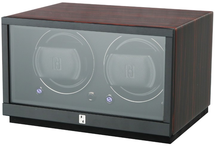 Bild von Uhrenbeweger Paul Design Gentlemen 2D Macassar mit Batteriefach