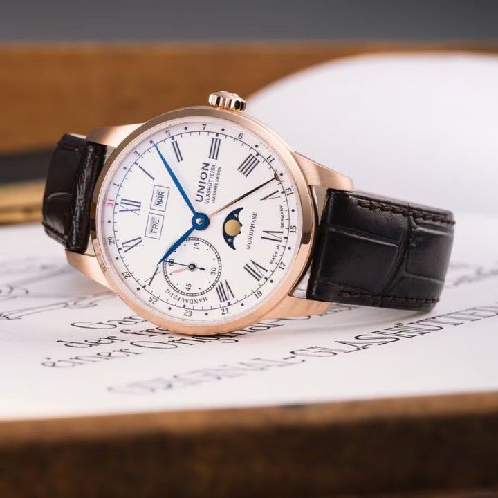 Bild von Union Glashütte 1893 Johannes Dürrstein Moon Phase Limited Edition