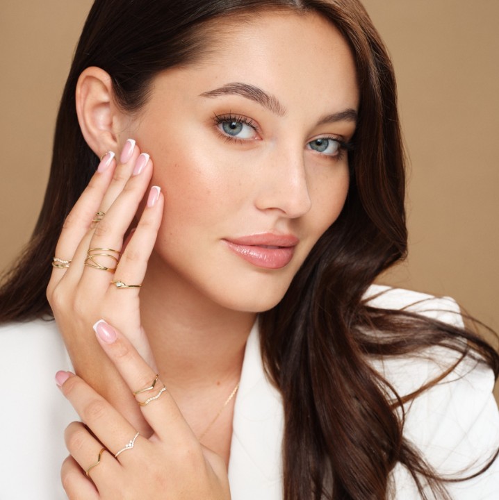 Bild von Verlobungsring LOEE Essence aus Gelbgold mit Diamant
