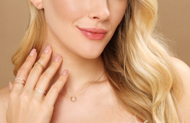 Bild von Halskette LOEE Essence aus Gelbgold