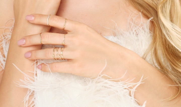 Bild von Ring LOEE Essence aus Gelbgold mit Diamanten