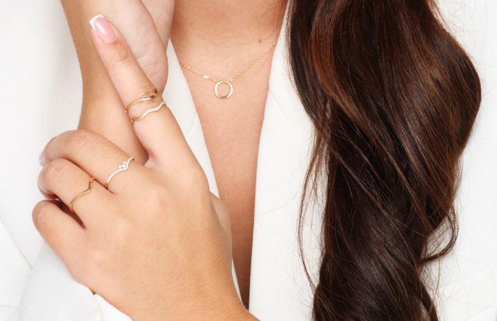 Bild von Ring LOEE Essence aus Gelbgold