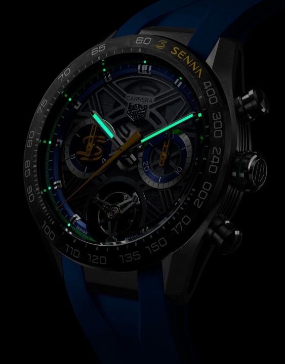 Bild von Tag Heuer Carrera Chronograph Tourbillon Extreme Sport x Senna Limited Edition