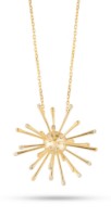Produktdetails anzeigen - LOEE Halskette StarDance 2023 aus Gelbgold mit Diamanten Bild von LOEE Halskette StarDance 2023 aus Gelbgold mit Diamanten