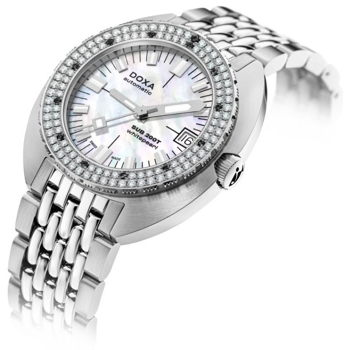 Bild von Doxa SUB 200T Diamonds Whitepearl