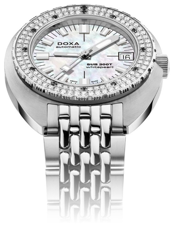 Bild von Doxa SUB 200T Diamonds Whitepearl