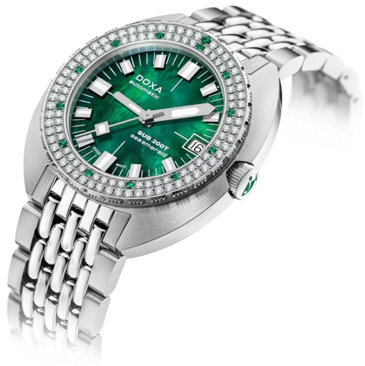 Bild von Doxa SUB 200T Diamonds Sea Emerald