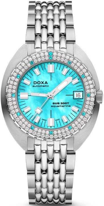 Bild von Doxa SUB 200T Diamonds Aquamarine