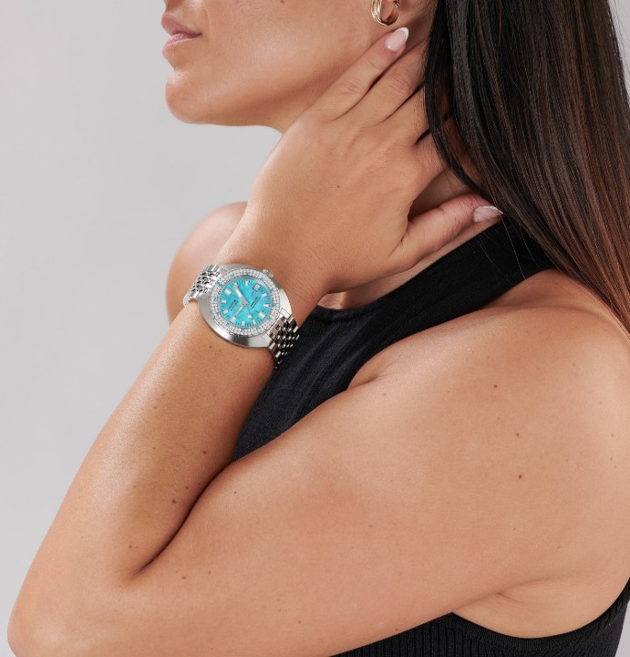 Bild von Doxa SUB 200T Diamonds Aquamarine