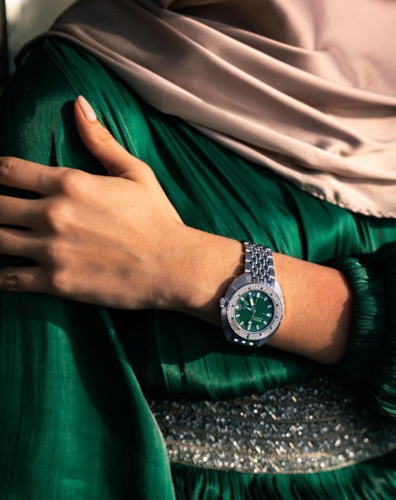 Bild von Doxa SUB 200T Diamonds Sea Emerald