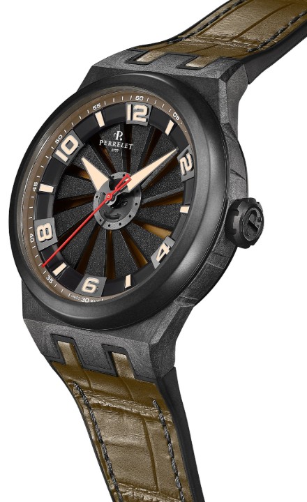 Bild von Perrelet Turbine Carbon Khaki