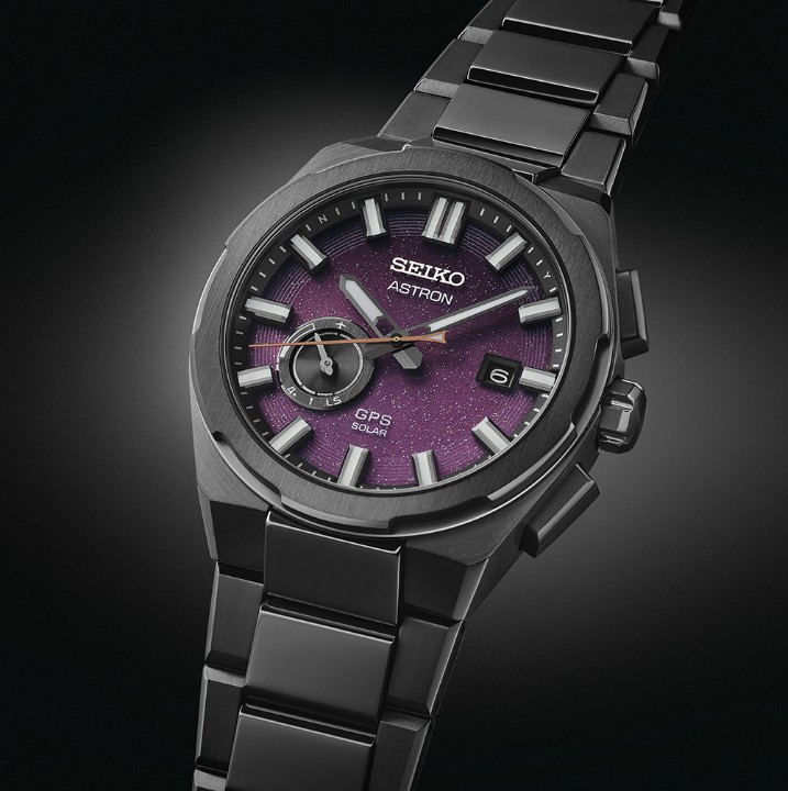 Bild von Seiko Astron GPS Solar 2025 Limited Edition ‘Yozakura’ Cherry Blossom By Night