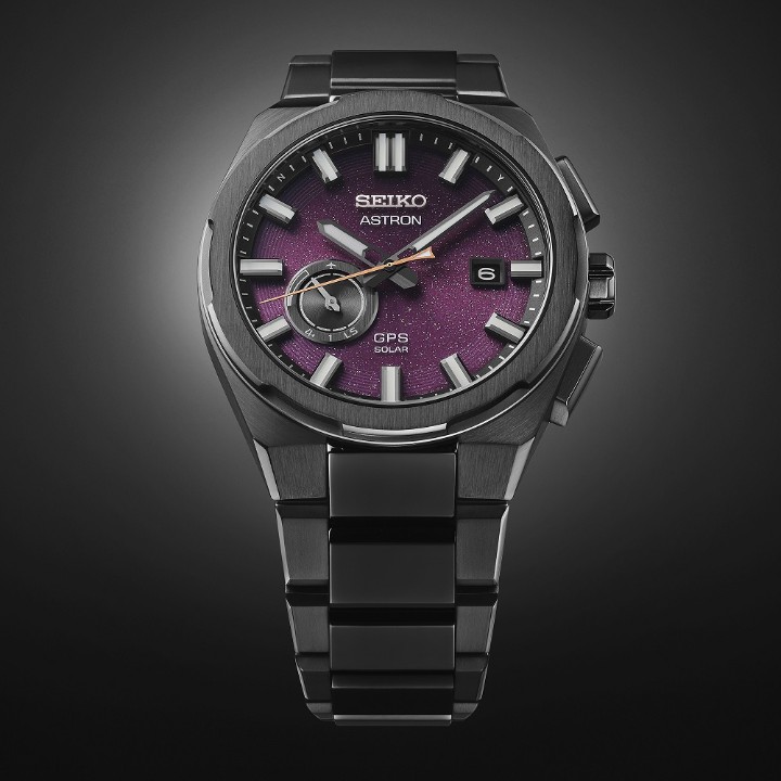 Bild von Seiko Astron GPS Solar 2025 Limited Edition ‘Yozakura’ Cherry Blossom By Night