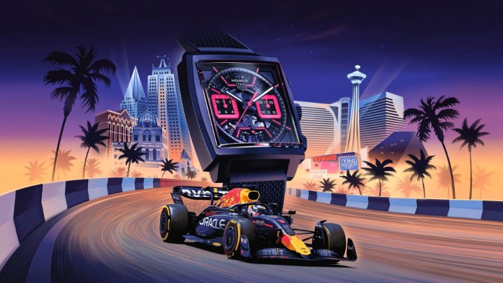 Bild von Tag Heuer Monaco Pink