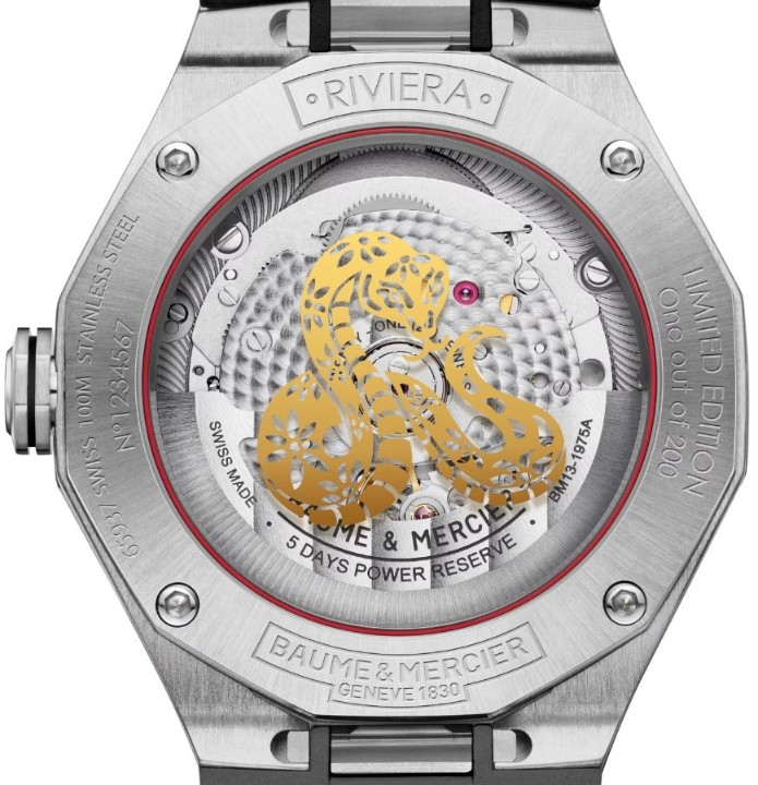 Bild von Baume & Mercier Riviera Chinese New Year Snake Limited Edition