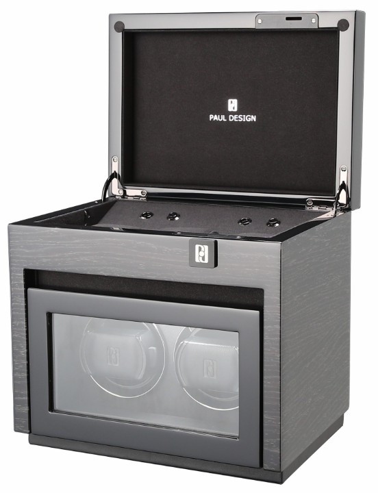 Bild von Uhrenbeweger Paul Design Gentlemen 2+3 Black Apricot