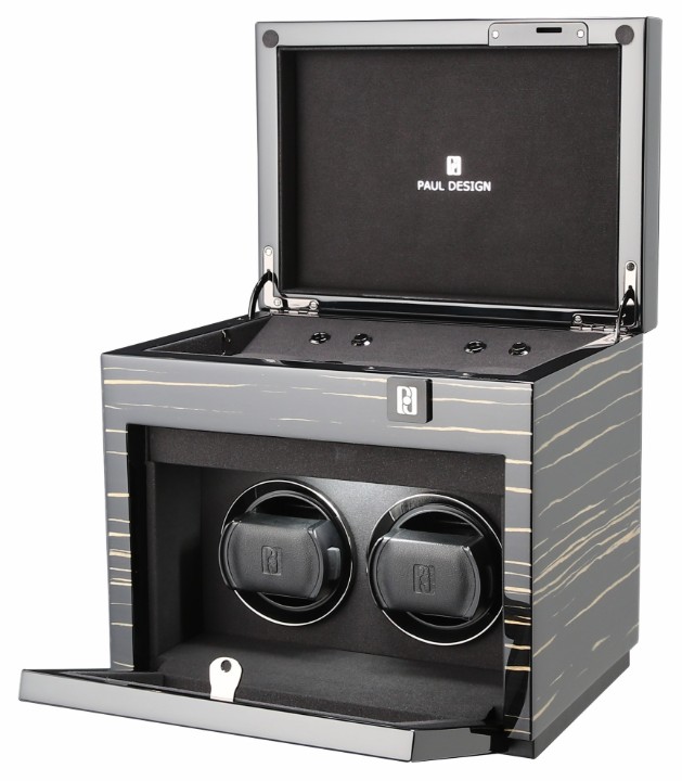 Bild von Uhrenbeweger Paul Design Gentlemen 2+3 Black Shadow