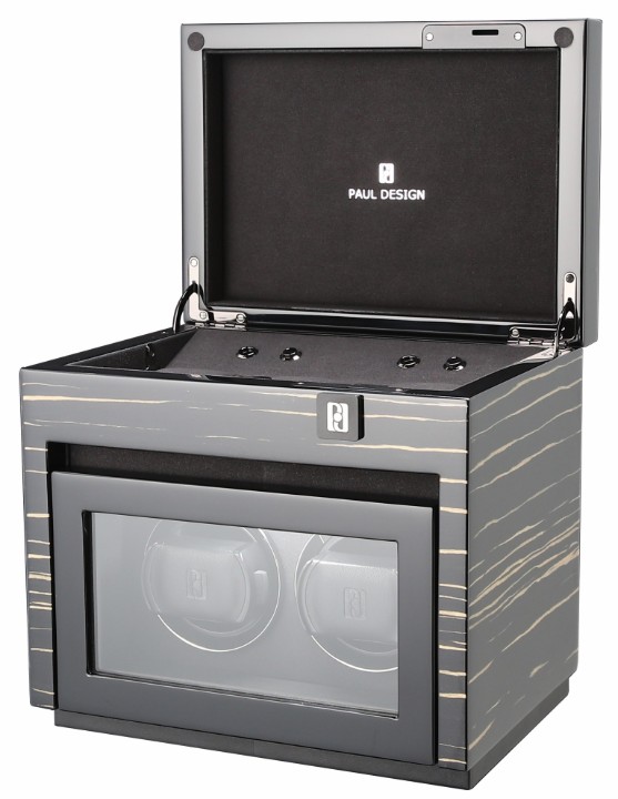 Bild von Uhrenbeweger Paul Design Gentlemen 2+3 Black Shadow