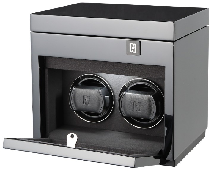 Bild von Uhrenbeweger Paul Design Gentlemen 2+3 Black Highgloss