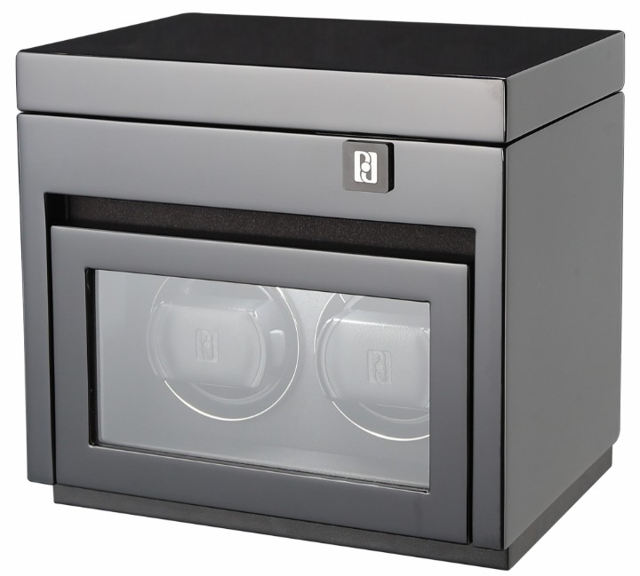 Bild von Uhrenbeweger Paul Design Gentlemen 2+3 Black Highgloss