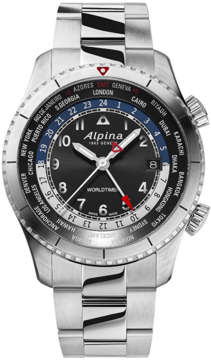 Bild von Alpina Startimer Pilot Quartz Worldtimer