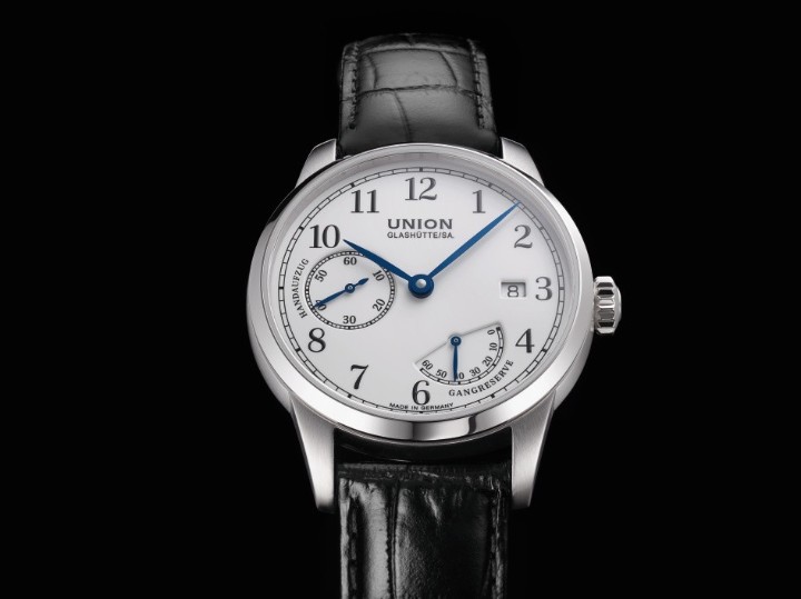 Bild von Union Glashütte 1893 Johannes Dürrstein Edition Power Reserve