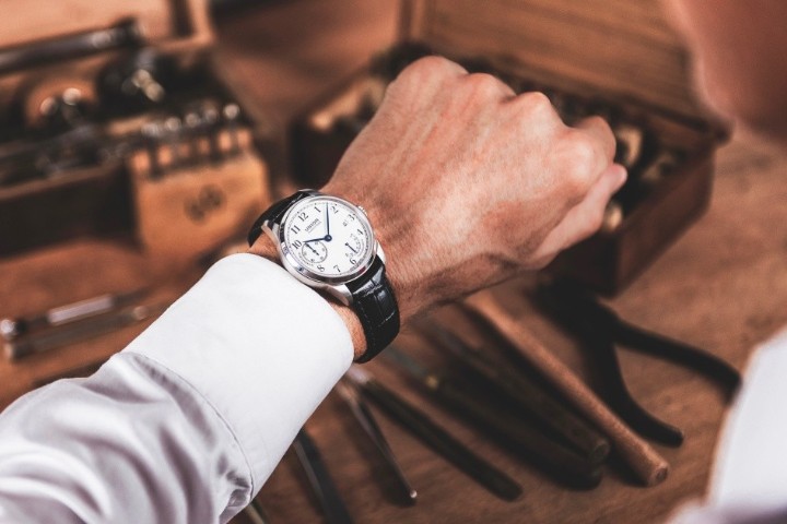 Bild von Union Glashütte 1893 Johannes Dürrstein Edition Power Reserve