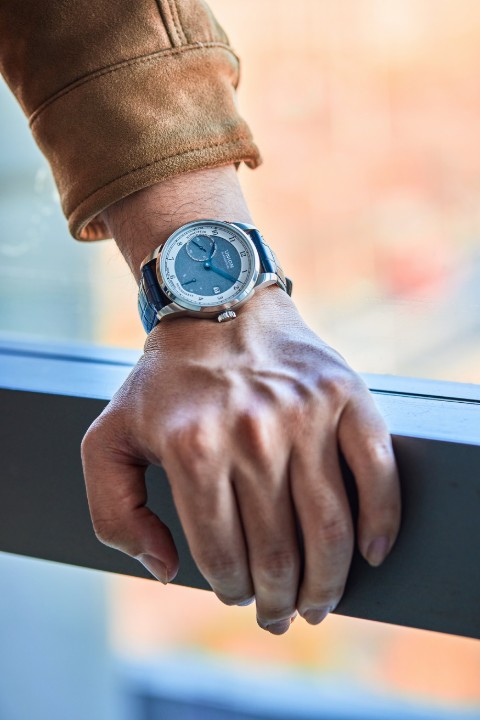 Bild von Union Glashütte 1893 Johannes Dürrstein Edition Power Reserve