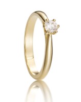 Produktdetails anzeigen - Verlobungsring LOEE aus Gelbgold mit Diamant Bild von Verlobungsring LOEE aus Gelbgold mit Diamant