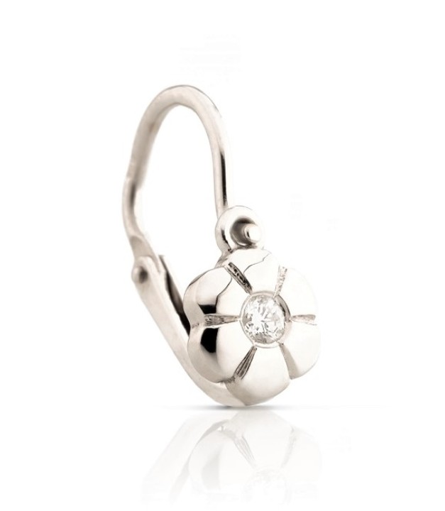 Bild von Kinderohrringe LOEE Kids aus Weißgold mit Diamanten